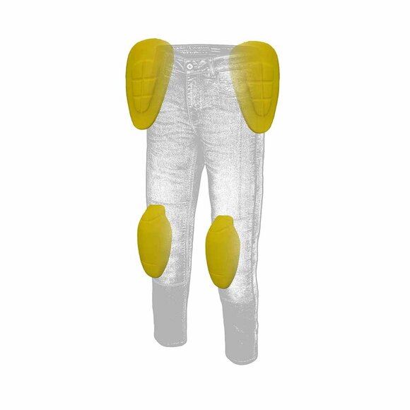 RIDERACT® Men’s Black Motorcycle Riding Jeans  Reinforced Protective Pants - Picture 5 of 7